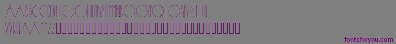 Passion Font – Purple Fonts on Gray Background