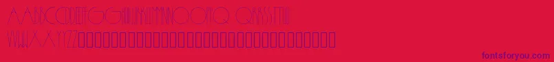 Passion Font – Purple Fonts on Red Background