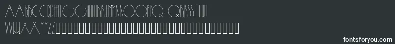 フォントPassion – 黒い背景に白い文字