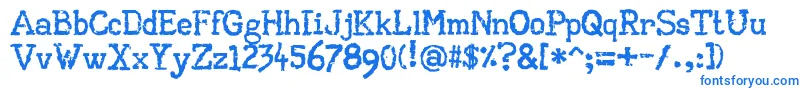 AaTypewriter Font – Blue Fonts