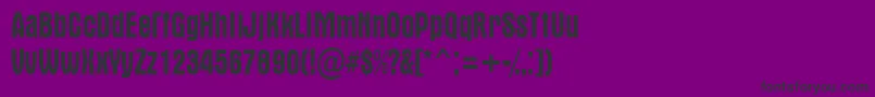 AAlternanr Font – Black Fonts on Purple Background