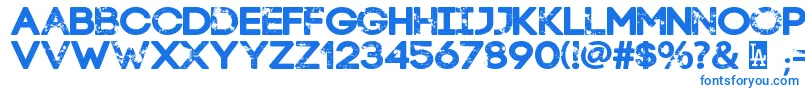 LaStreetKids Font – Blue Fonts