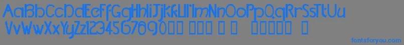 TmDccNormal Font – Blue Fonts on Gray Background
