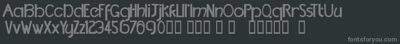TmDccNormal Font – Gray Fonts on Black Background