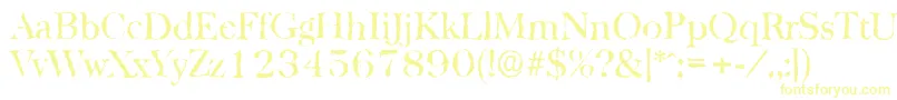 BaskervillerandomRegular Font – Yellow Fonts