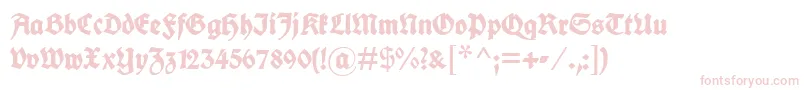 Fettedeutscheschrift Font – Pink Fonts