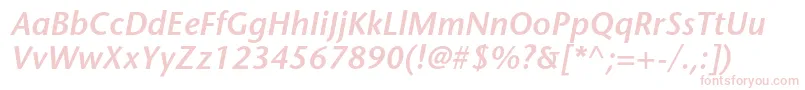 StonesansstdSemibolditalic Font – Pink Fonts