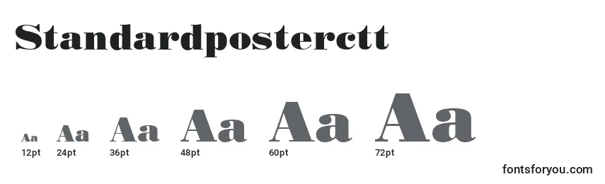 Standardposterctt Font Sizes