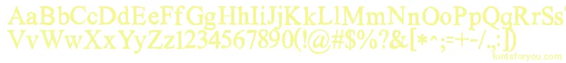 Weitere Informationen zur Kgnoregretssolid-Schriftart Kgnoregretssolid-Schriftart – Gelbe Schriften