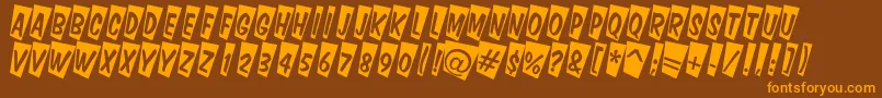 More about DominotitulcmtwRegular Font DominotitulcmtwRegular Font – Orange Fonts on Brown Background