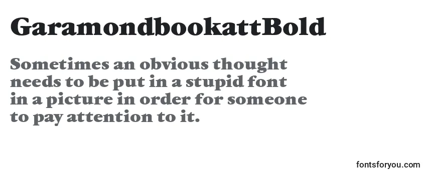 GaramondbookattBold Font