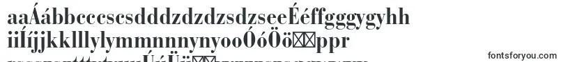 Шрифт BauerbodonistdBoldcond – венгерские шрифты