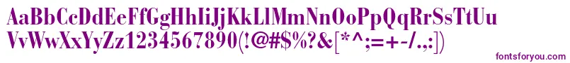 BauerbodonistdBoldcond Font – Purple Fonts