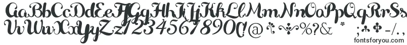 Delikatessen-fontti – Käsinkirjoitetut fontit