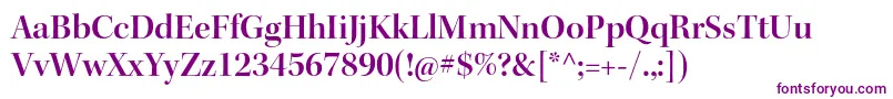 KeplerstdSemibolddisp Font – Purple Fonts on White Background