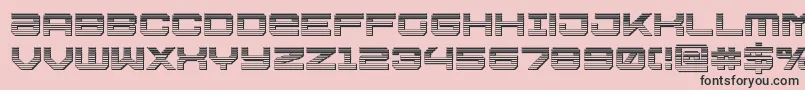 Ussdallaschrome Font – Black Fonts on Pink Background