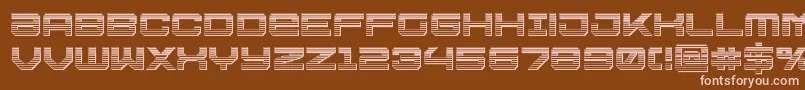 Ussdallaschrome Font – Pink Fonts on Brown Background