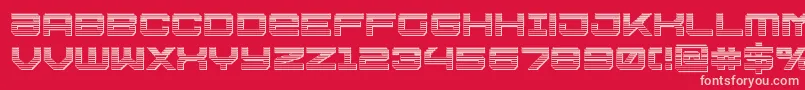 Ussdallaschrome Font – Pink Fonts on Red Background
