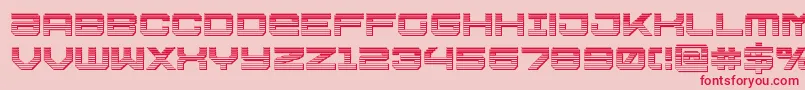 Ussdallaschrome Font – Red Fonts on Pink Background