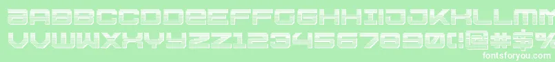 Ussdallaschrome Font – White Fonts on Green Background