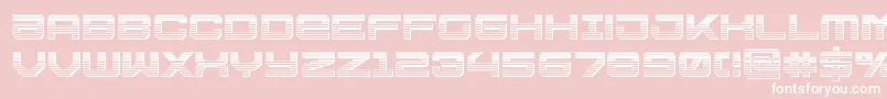Ussdallaschrome Font – White Fonts on Pink Background