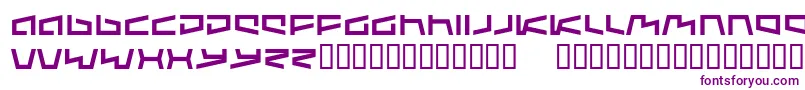 Augmente Font – Purple Fonts on White Background