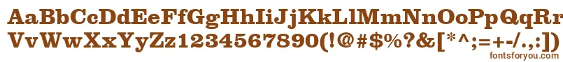 ClarendonLtBold Font – Brown Fonts