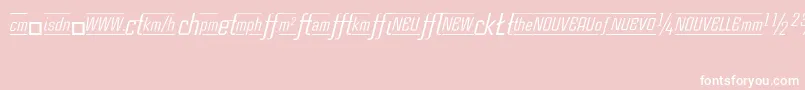 CasestudynooneLtItalicAlternate Font – White Fonts on Pink Background