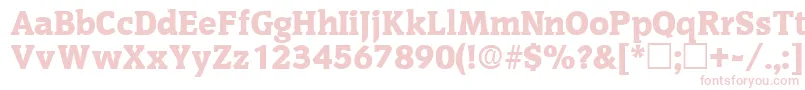 OritdisplaysskRegular Font – Pink Fonts on White Background