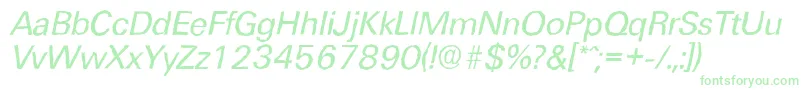 UltimateantiqueItalic Font – Green Fonts on White Background