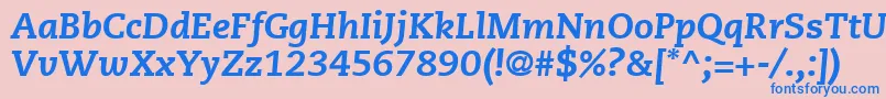 fuente PmnCaeciliaLt86HeavyItalic – Fuentes Azules Sobre Fondo Rosa