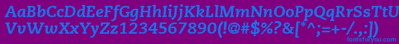 fuente PmnCaeciliaLt86HeavyItalic – Fuentes Azules Sobre Fondo Morado