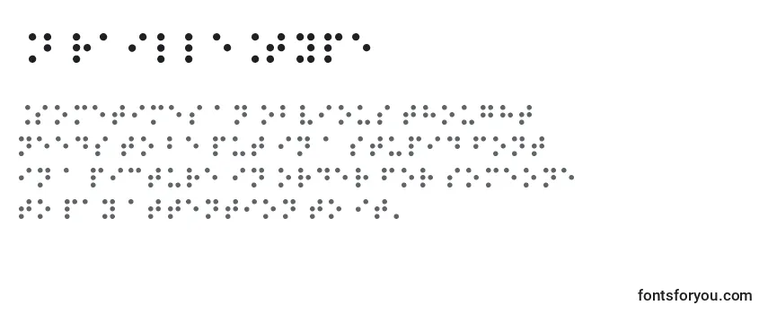 Überblick über die Schriftart BrailleType