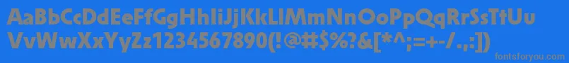 SolperamediumBold Font – Gray Fonts on Blue Background