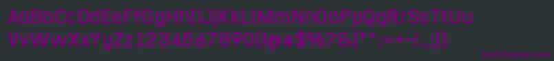 HurufoNumeroBold Font – Purple Fonts on Black Background