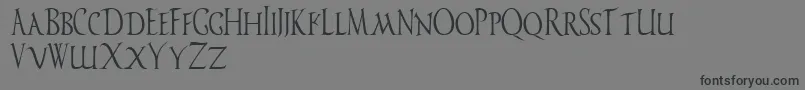 Ved Font – Black Fonts on Gray Background