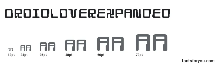 DroidLoverExpanded Font Sizes