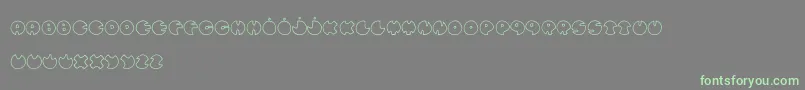 More about BullesDeConfiance Font BullesDeConfiance Font – Green Fonts on Gray Background