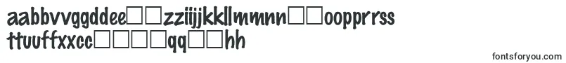 MarkerfeltthinRegular-Schriftart – usbekische Schriften