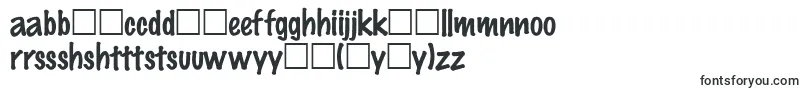 MarkerfeltthinRegular-Schriftart – haussa Schriften