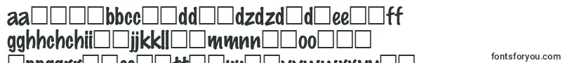 Weitere Informationen zur MarkerfeltthinRegular-Schriftart MarkerfeltthinRegular-Schriftart – slowakische Schriften