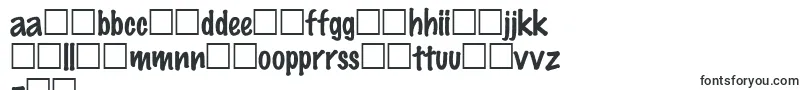 MarkerfeltthinRegular-Schriftart – lettische Schriften