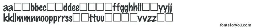 MarkerfeltthinRegular-Schriftart – litauische Schriften