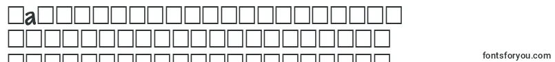 MarkerfeltthinRegular-Schriftart – kirgisische Schriften