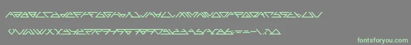 Weitere Informationen zur Angled-Schriftart Angled-Schriftart – Grüne Schriften auf grauem Hintergrund