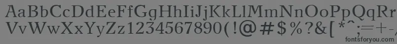 NewJournalPlain Font – Black Fonts on Gray Background