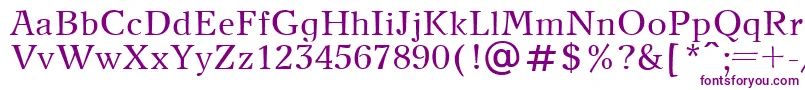 NewJournalPlain-fontti – violetit fontit