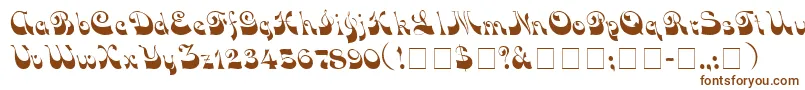 Шрифт VocoScriptSsi – коричневые шрифты