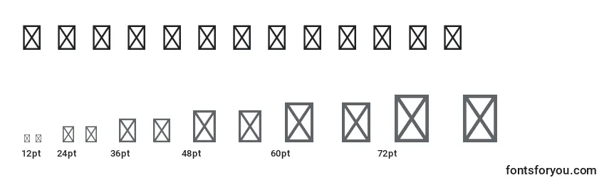 Caravanltstd4 Font Sizes