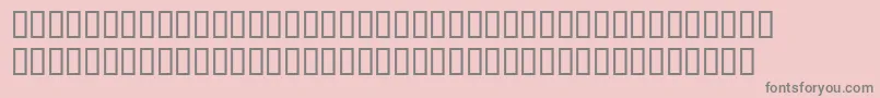 Emgravessh Font – Gray Fonts on Pink Background